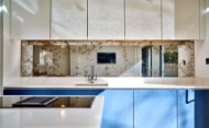 Industrial Rusted Iron Antique Mirror Splashback