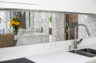 Luxury Stratus Antique Mirror Splashback